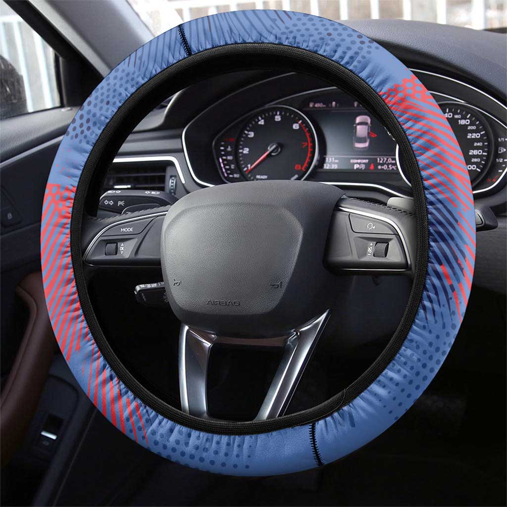 USA Climbing Steering Wheel Cover American Eagle Climber
