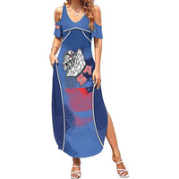 Custom USA Climbing Summer Maxi Dress American Eagle Climber