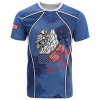 Custom USA Climbing T Shirt American Eagle Climber