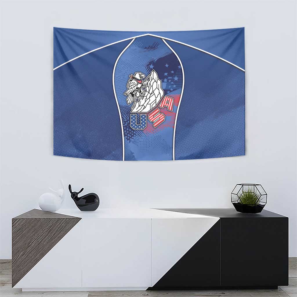 USA Climbing Tapestry American Eagle Climber