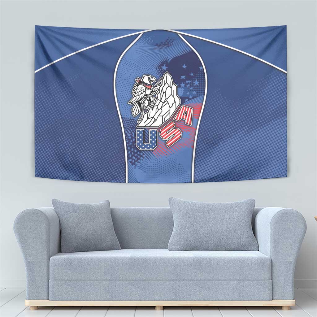 USA Climbing Tapestry American Eagle Climber