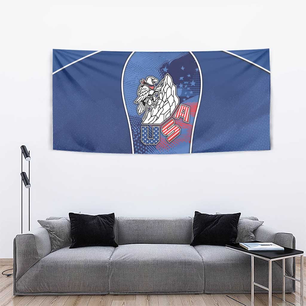 USA Climbing Tapestry American Eagle Climber