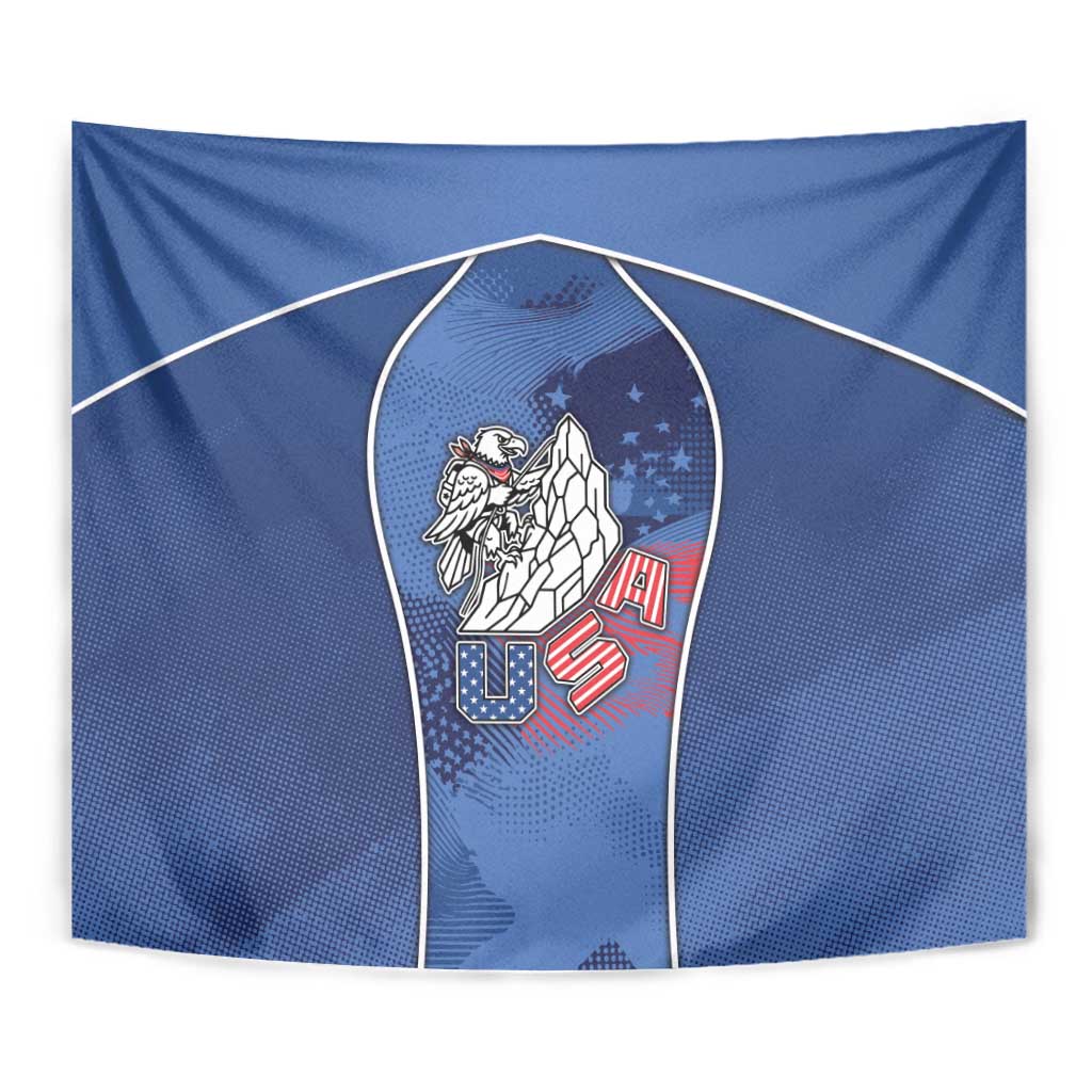 USA Climbing Tapestry American Eagle Climber
