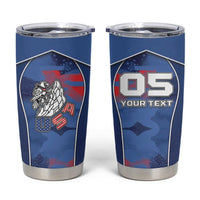 Custom USA Climbing Tumbler Cup American Eagle Climber