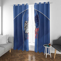USA Climbing Window Curtain American Eagle Climber