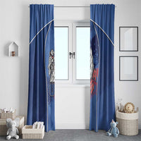 USA Climbing Window Curtain American Eagle Climber