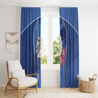 USA Climbing Window Curtain American Eagle Climber