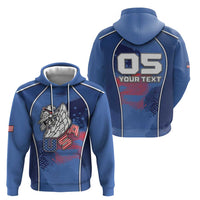 Custom USA Climbing Zip Hoodie American Eagle Climber