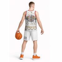 American Eagle Rock Star Costume Basketball Jersey Vintage 70s Rhinestone Patriotic Stage Outfit