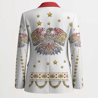American Eagle Rock Star Costume Blazer Vintage 70s Rhinestone Patriotic Stage Outfit