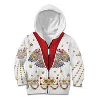 American Eagle Rock Star Costume Kid Hoodie Vintage 70s Rhinestone Patriotic Stage Outfit