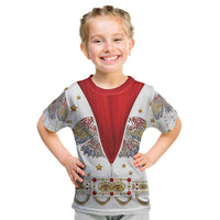 American Eagle Rock Star Costume Kid T Shirt Vintage 70s Rhinestone Patriotic Stage Outfit