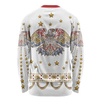 American Eagle Rock Star Costume Long Sleeve Shirt Vintage 70s Rhinestone Patriotic Stage Outfit