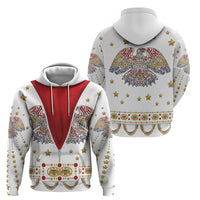 American Eagle Rock Star Costume Zip Hoodie Vintage 70s Rhinestone Patriotic Stage Outfit