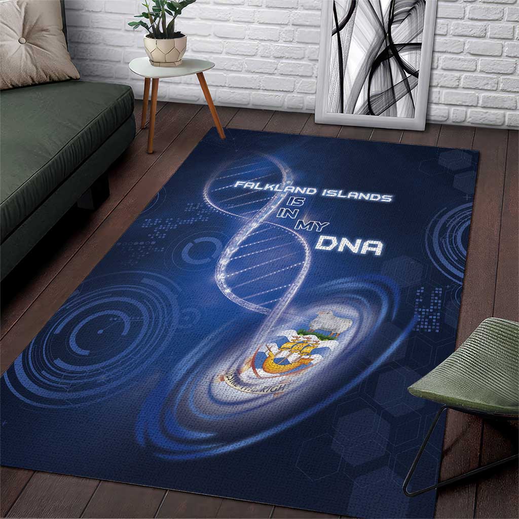 Falkland Islands Is In My DNA Area Rug - Wonder Print Shop