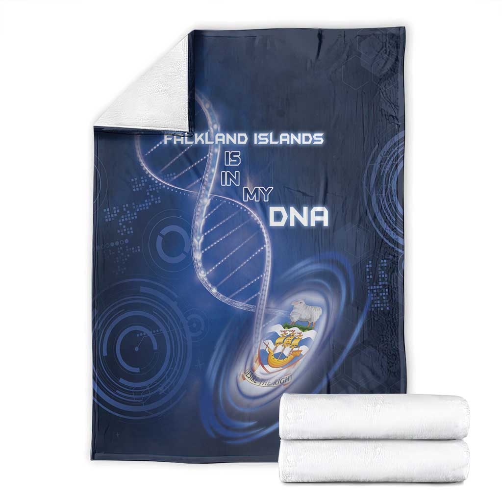 Falkland Islands Is In My DNA Blanket - Wonder Print Shop