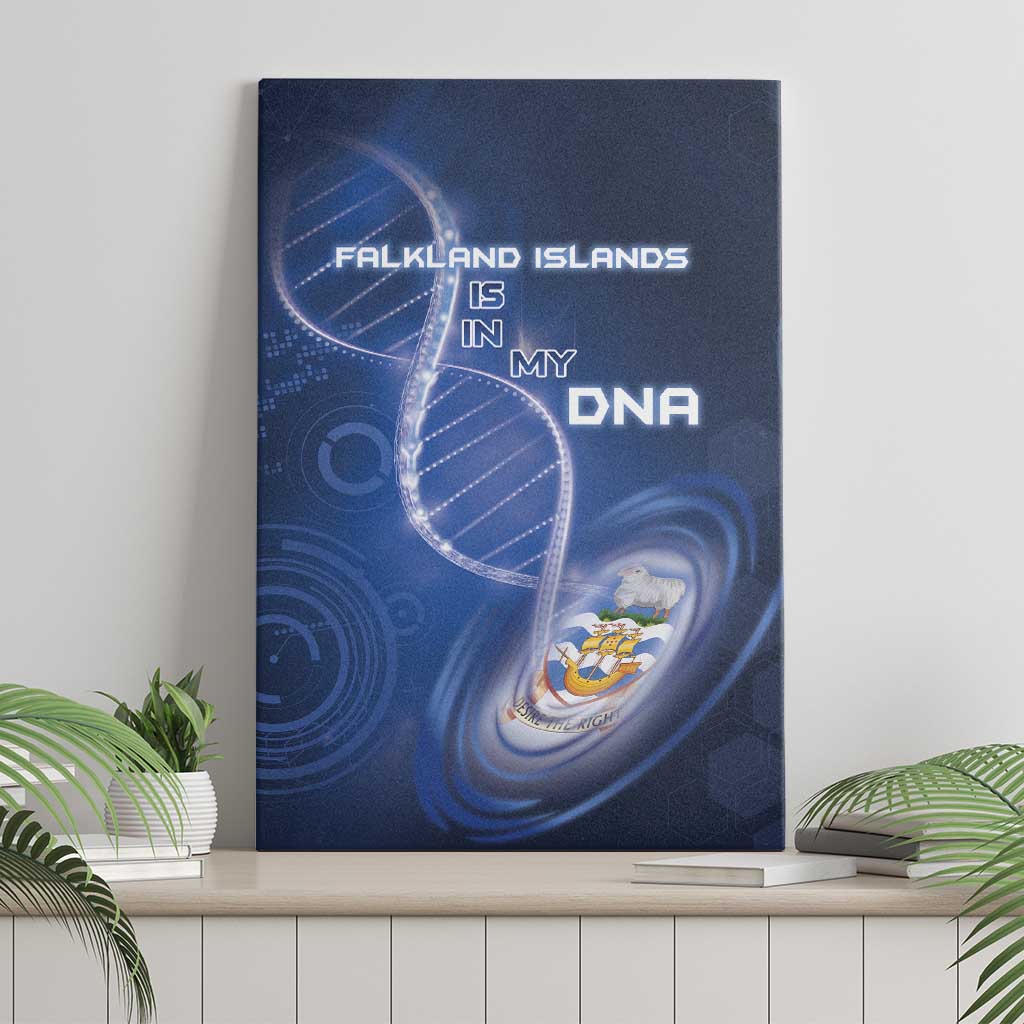 Falkland Islands Is In My DNA Canvas Wall Art - Wonder Print Shop