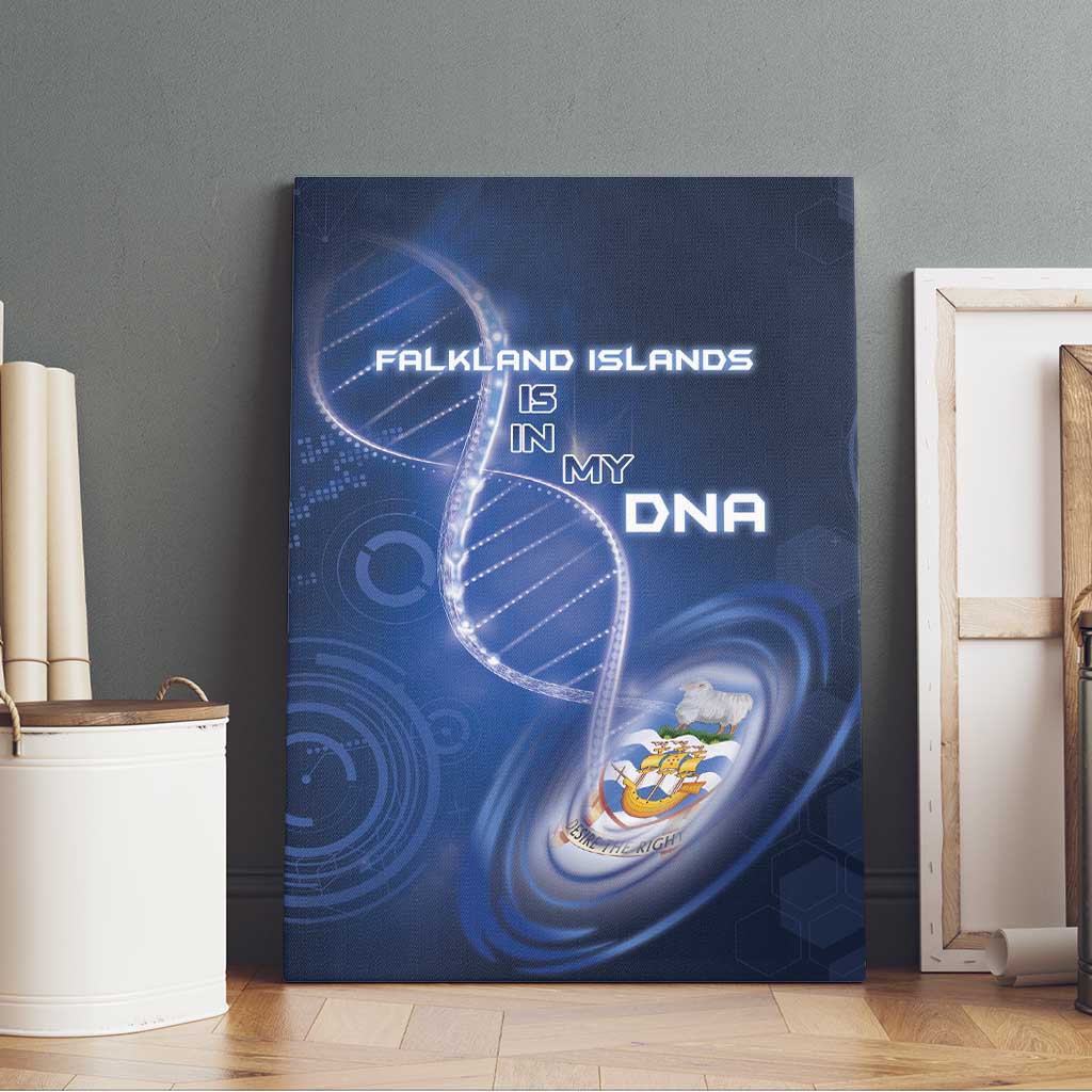 Falkland Islands Is In My DNA Canvas Wall Art - Wonder Print Shop