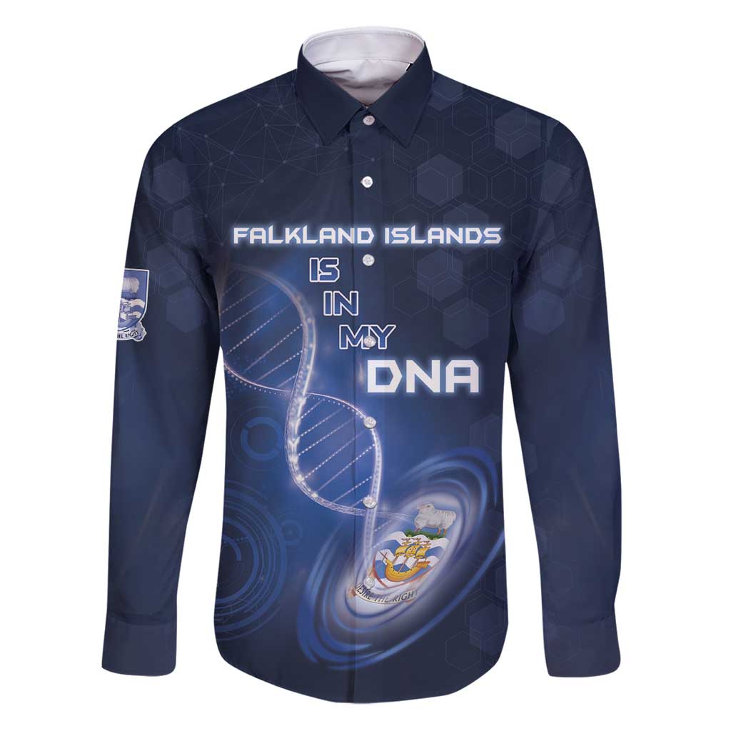 Personalized Falkland Islands Is In My DNA Family Matching Puletasi and Hawaiian Shirt - Wonder Print Shop