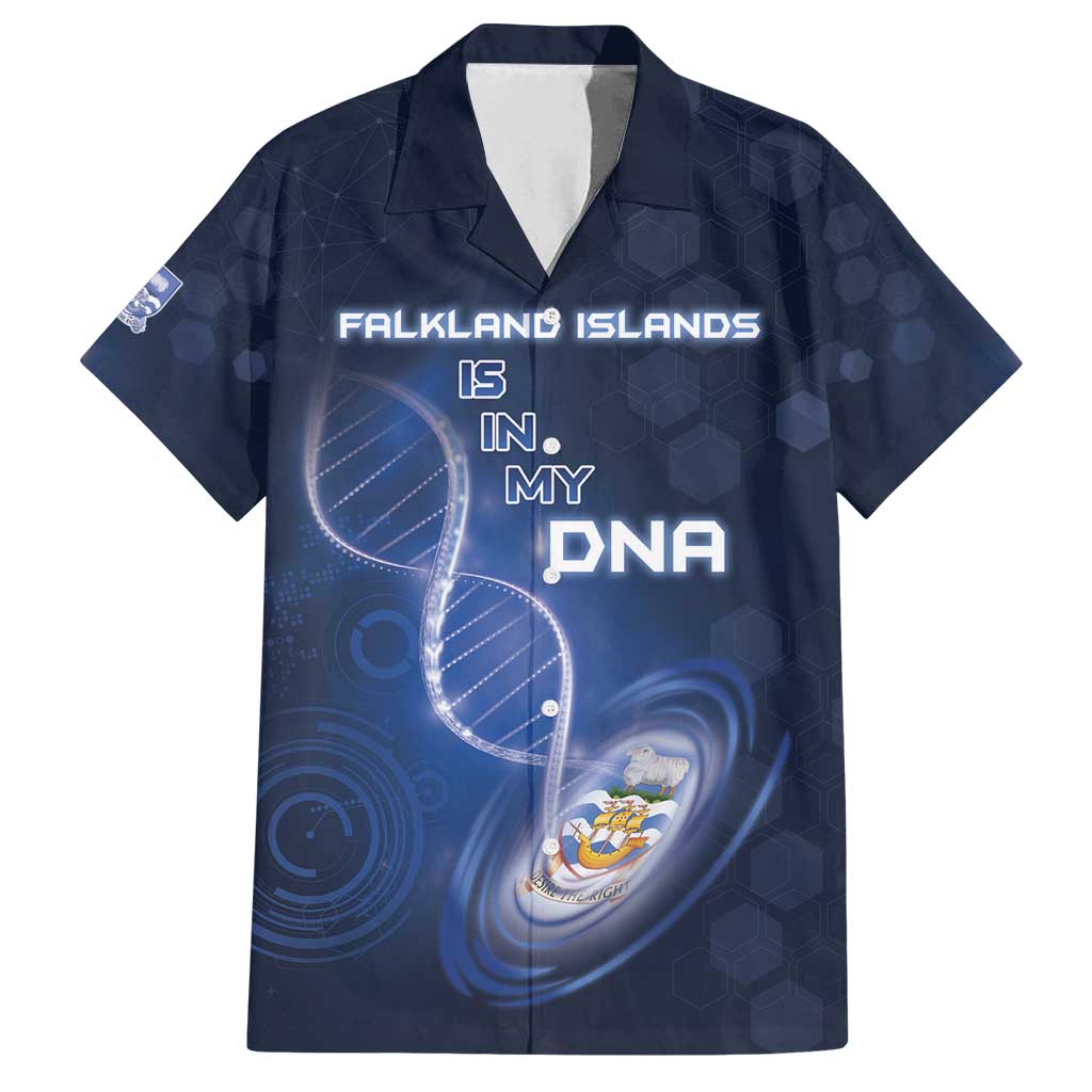 Personalized Falkland Islands Is In My DNA Family Matching Summer Maxi Dress and Hawaiian Shirt - Wonder Print Shop