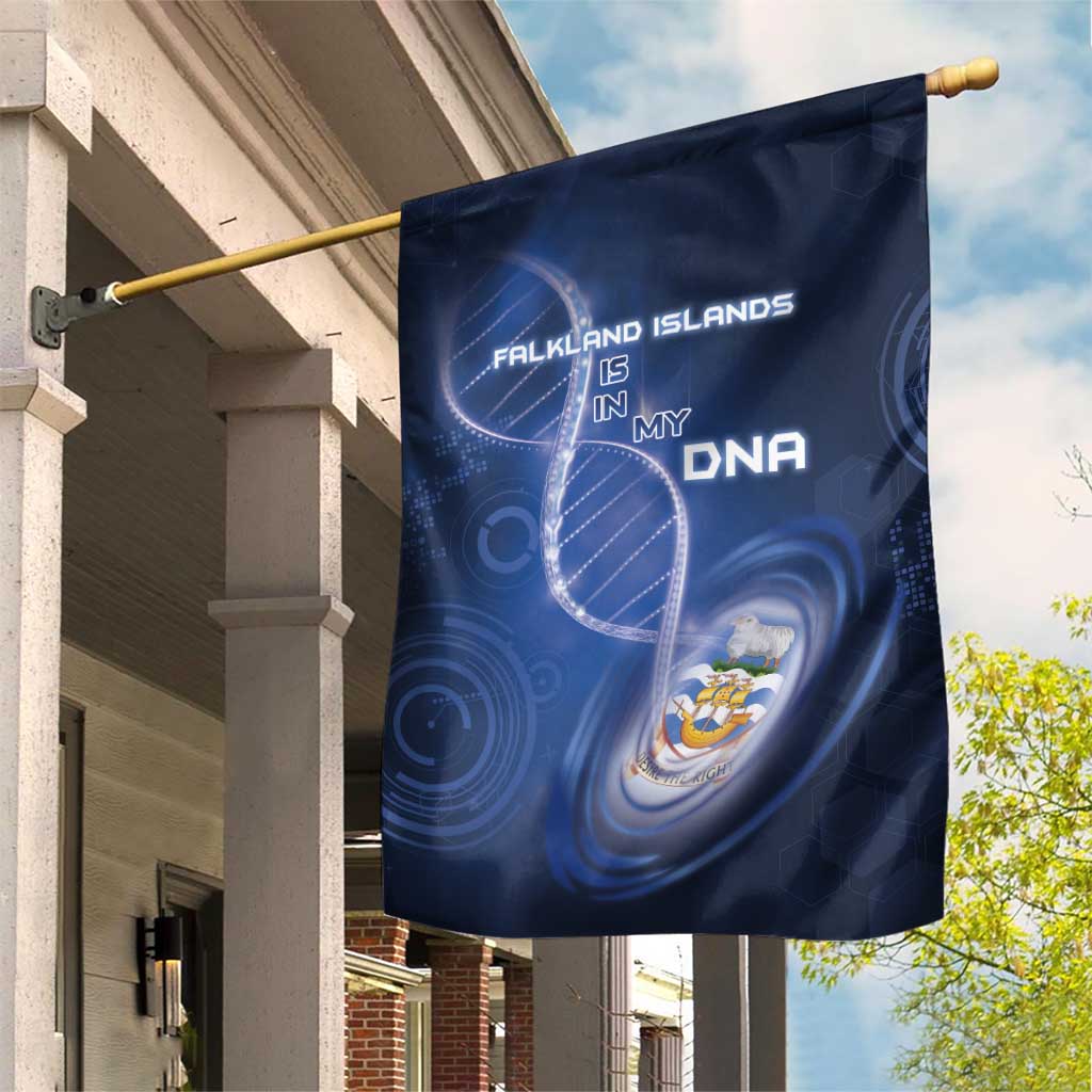 Falkland Islands Is In My DNA Garden Flag - Wonder Print Shop