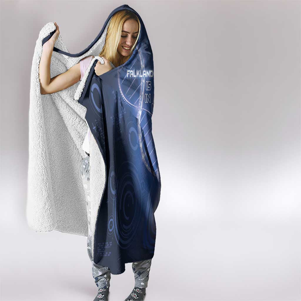 Falkland Islands Is In My DNA Hooded Blanket - Wonder Print Shop