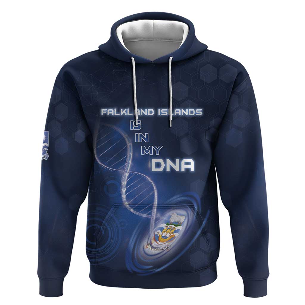 Personalized Falkland Islands Is In My DNA Hoodie - Wonder Print Shop