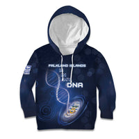Personalized Falkland Islands Is In My DNA Kid Hoodie - Wonder Print Shop