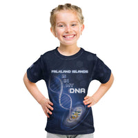 Personalized Falkland Islands Is In My DNA Kid T Shirt - Wonder Print Shop