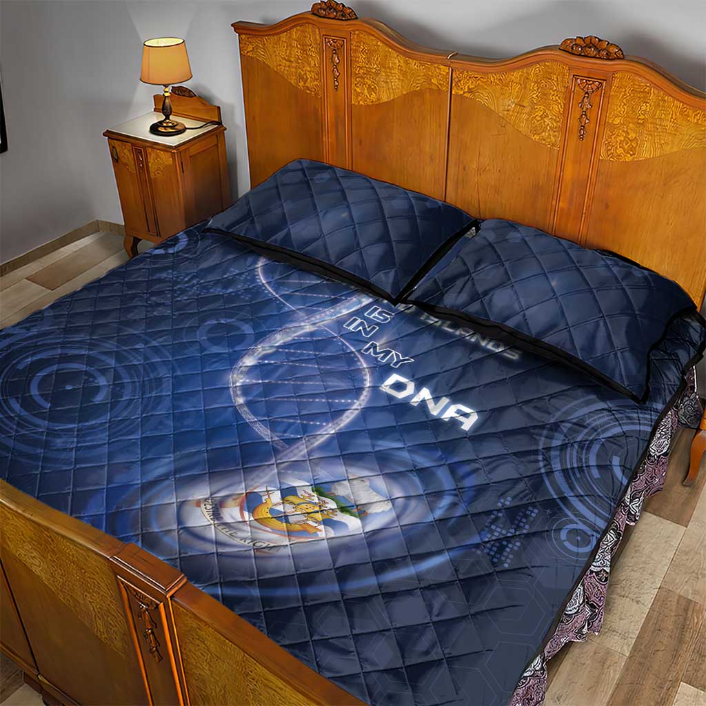 Falkland Islands Is In My DNA Quilt Bed Set - Wonder Print Shop