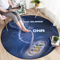 Falkland Islands Is In My DNA Round Carpet - Wonder Print Shop