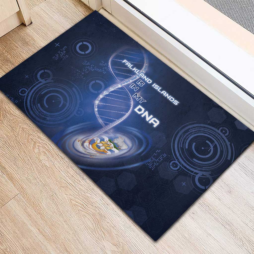 Falkland Islands Is In My DNA Rubber Doormat - Wonder Print Shop