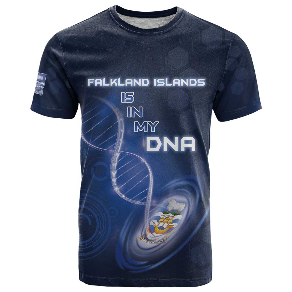Personalized Falkland Islands Is In My DNA T Shirt - Wonder Print Shop