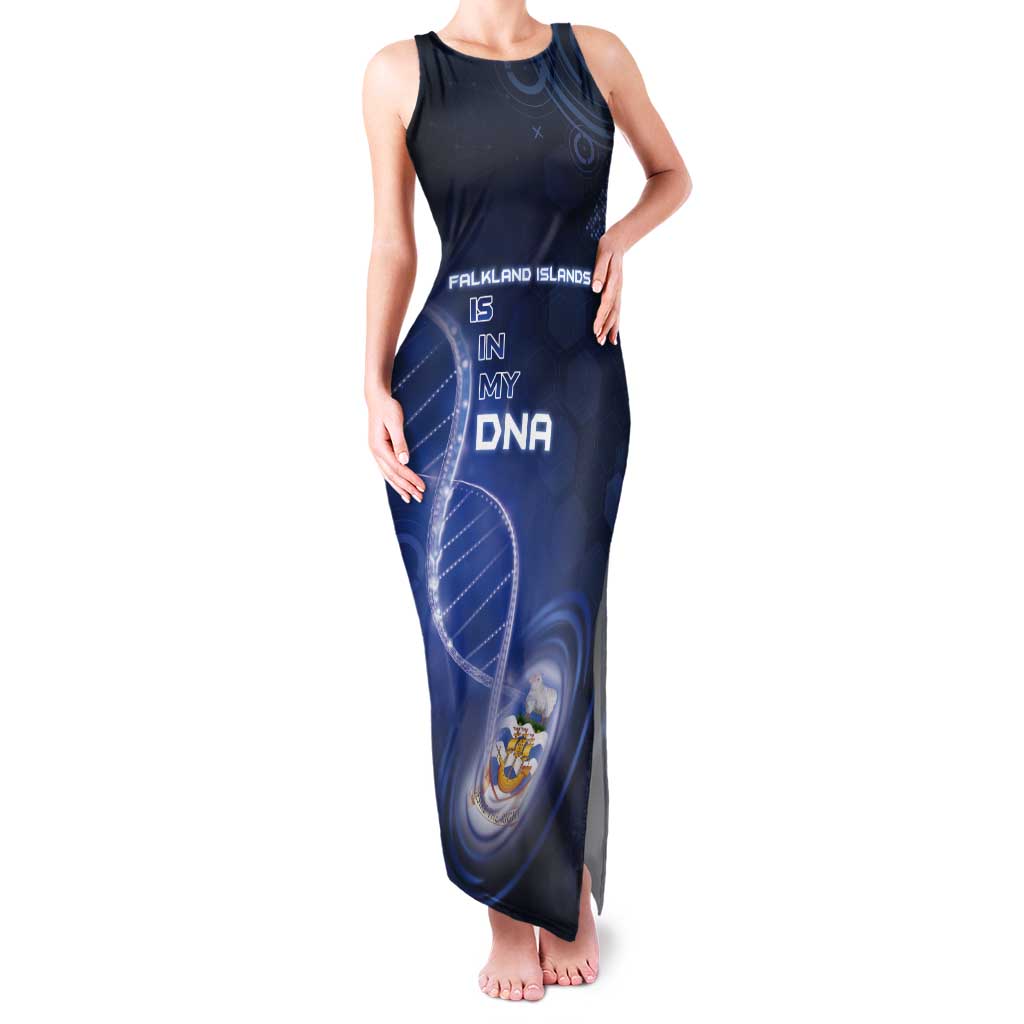 Personalized Falkland Islands Is In My DNA Tank Maxi Dress - Wonder Print Shop