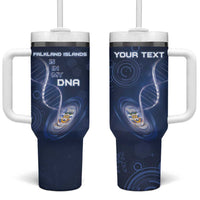 Personalized Falkland Islands Is In My DNA Tumbler With Handle - Wonder Print Shop