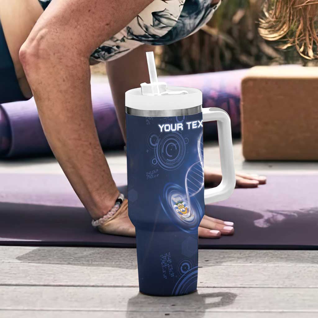 Personalized Falkland Islands Is In My DNA Tumbler With Handle - Wonder Print Shop