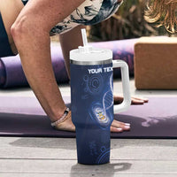 Personalized Falkland Islands Is In My DNA Tumbler With Handle - Wonder Print Shop