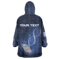 Personalized Falkland Islands Is In My DNA Wearable Blanket Hoodie - Wonder Print Shop