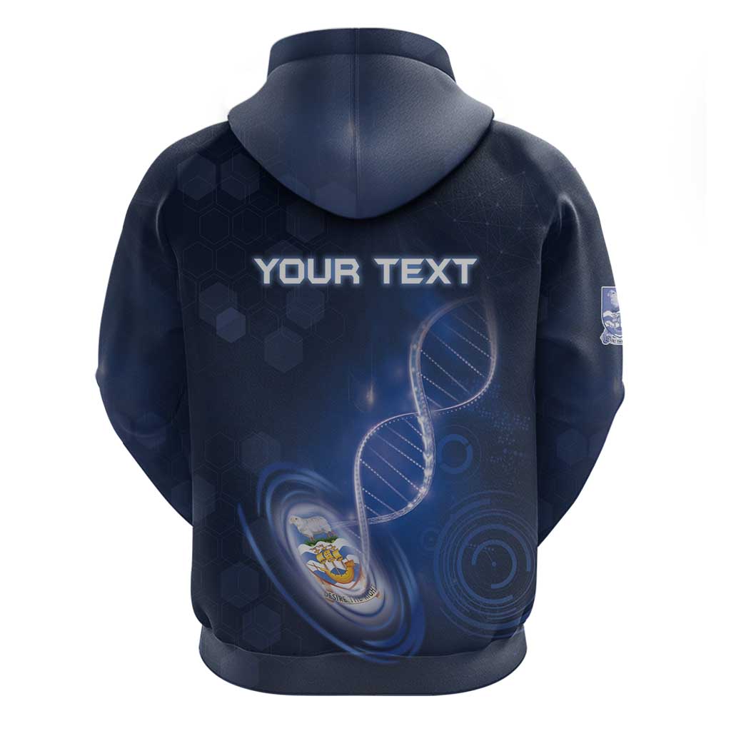 Personalized Falkland Islands Is In My DNA Zip Hoodie - Wonder Print Shop