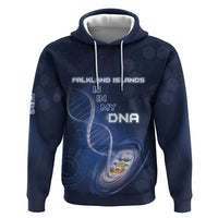 Personalized Falkland Islands Is In My DNA Zip Hoodie - Wonder Print Shop