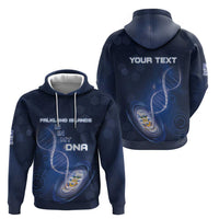 Personalized Falkland Islands Is In My DNA Zip Hoodie - Wonder Print Shop