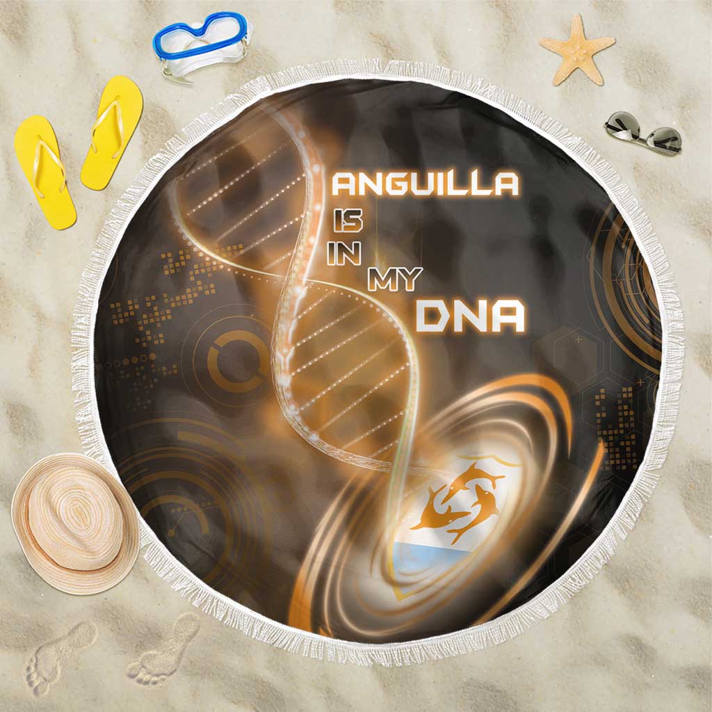 Anguilla Is In My DNA Beach Blanket - Wonder Print Shop