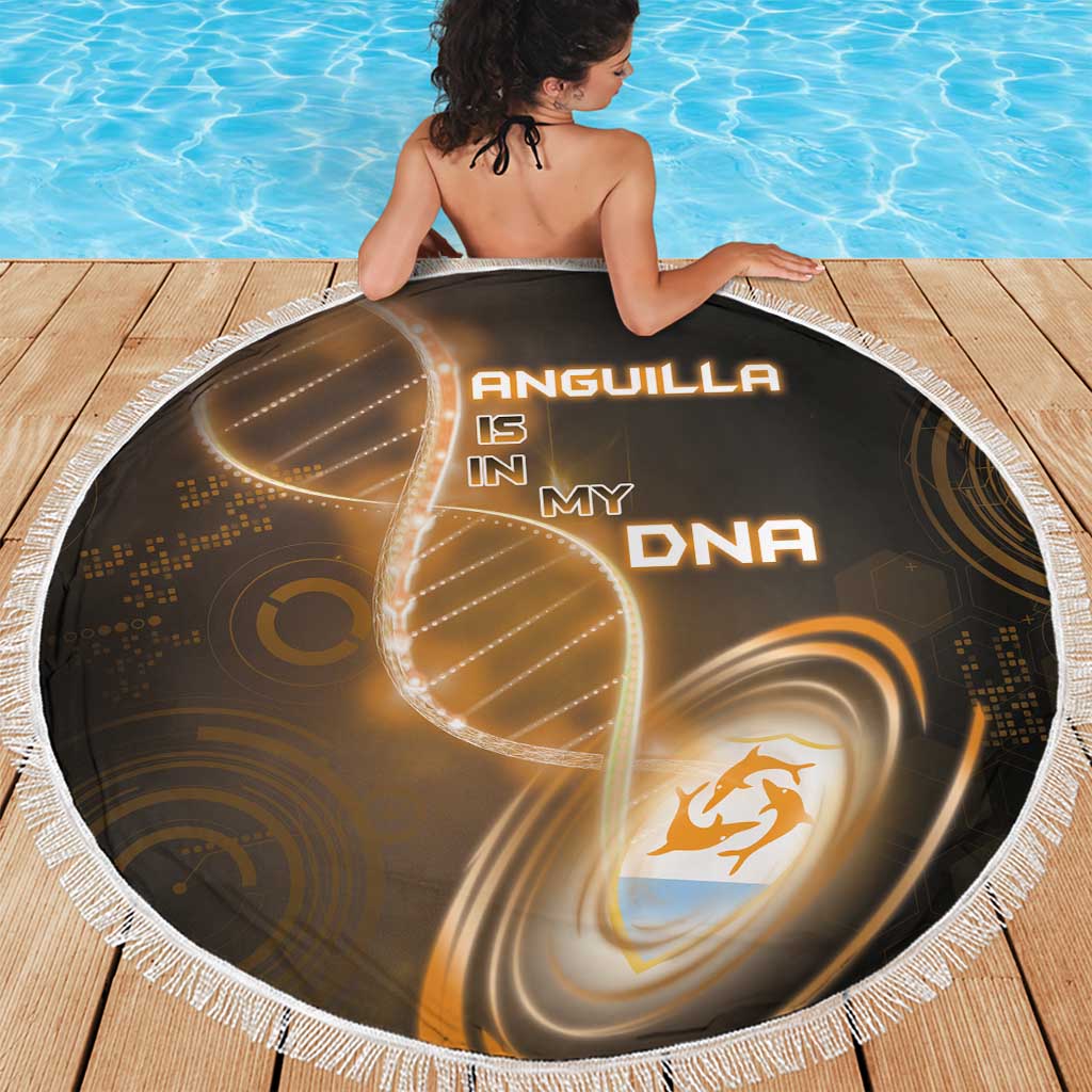 Anguilla Is In My DNA Beach Blanket - Wonder Print Shop