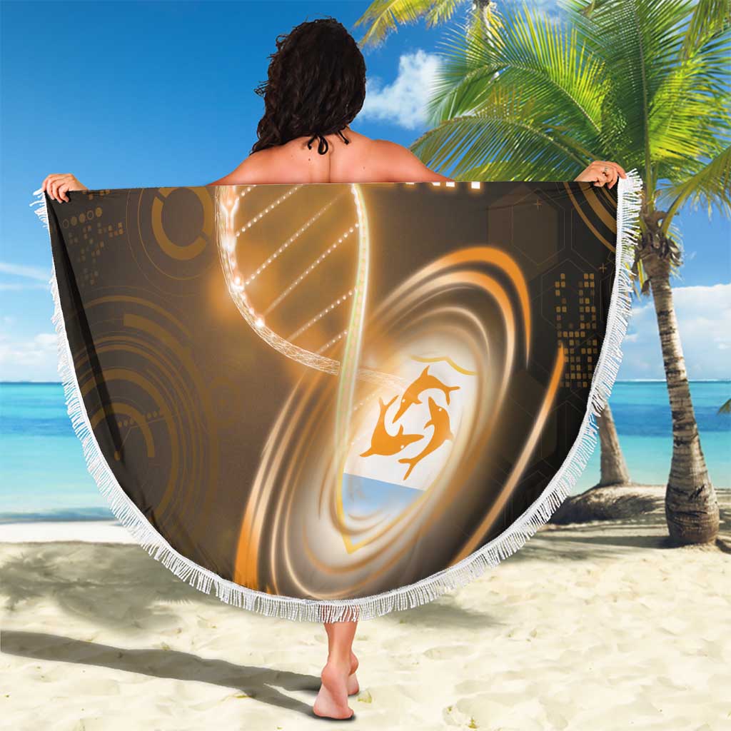 Anguilla Is In My DNA Beach Blanket - Wonder Print Shop