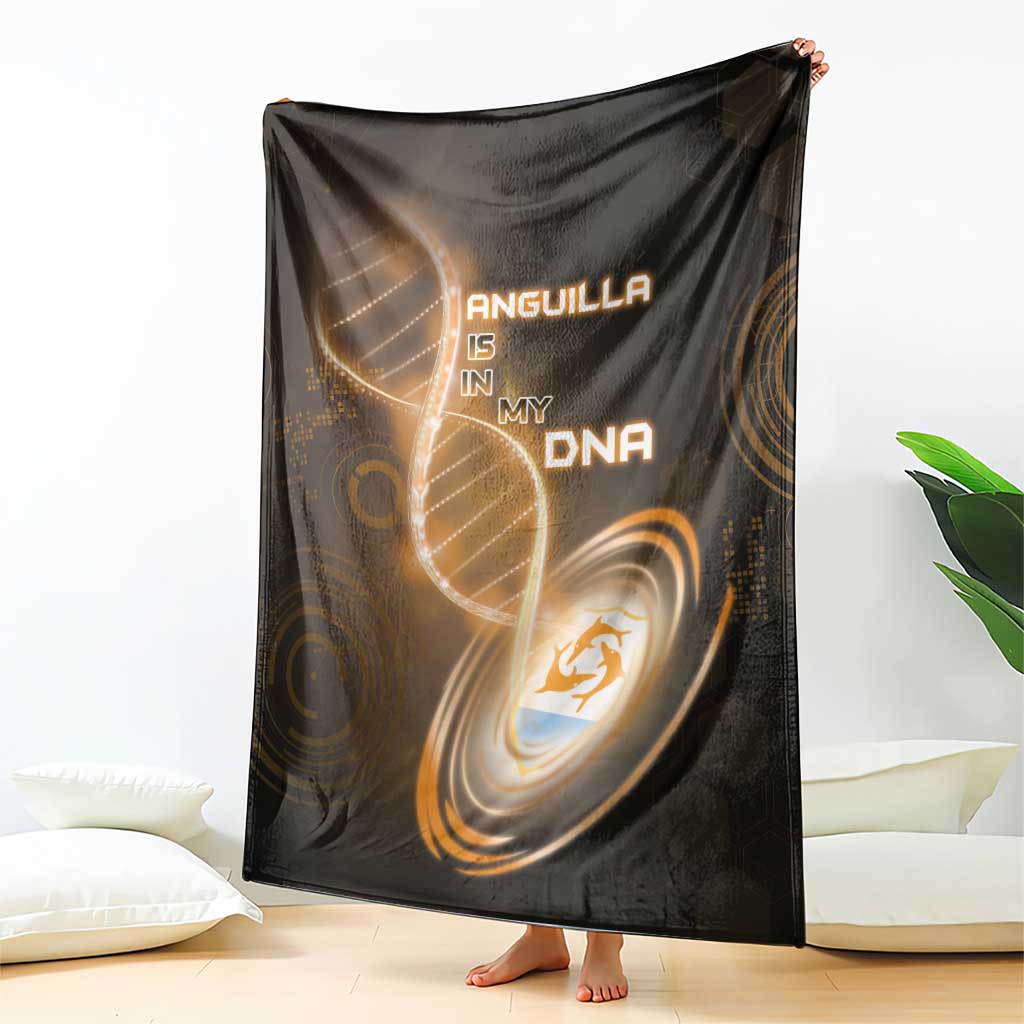 Anguilla Is In My DNA Blanket - Wonder Print Shop