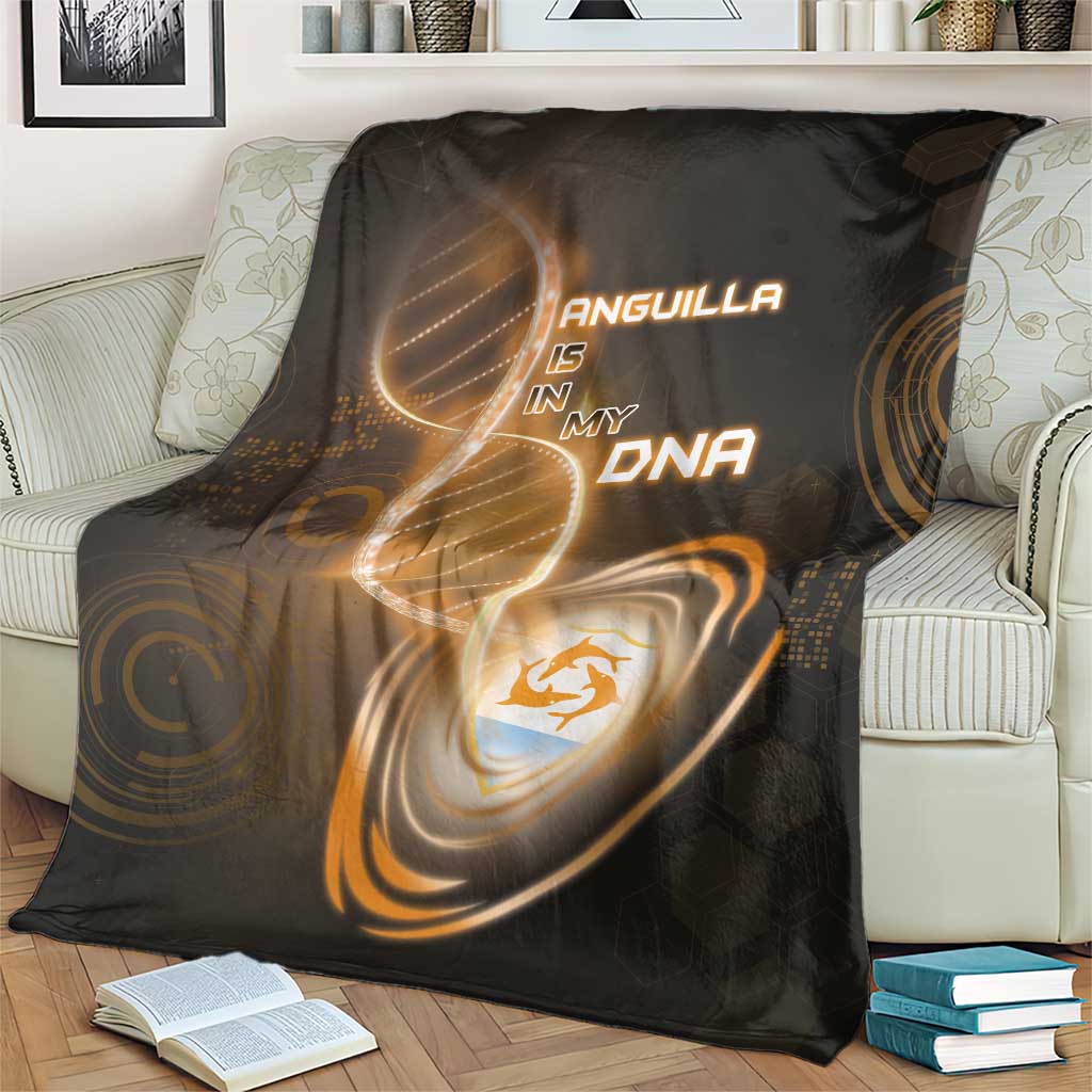 Anguilla Is In My DNA Blanket - Wonder Print Shop