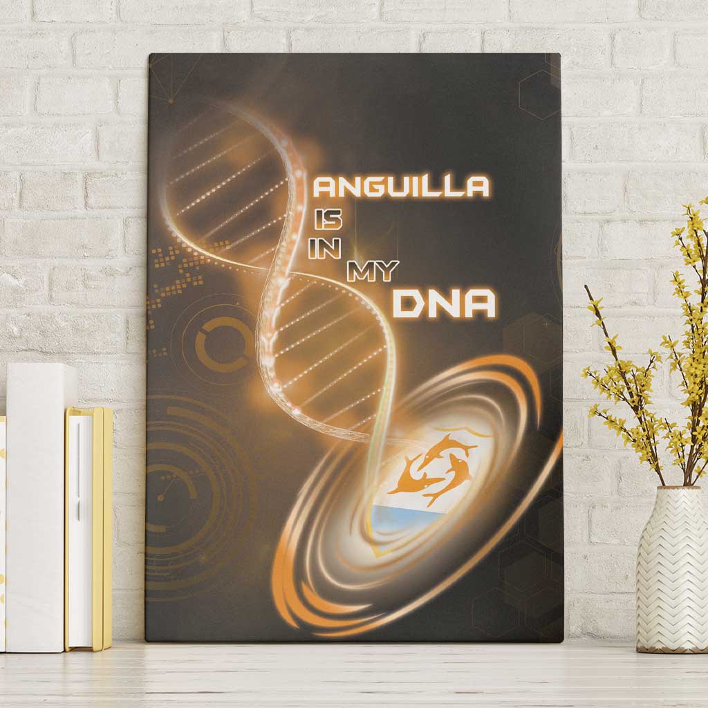 Anguilla Is In My DNA Canvas Wall Art - Wonder Print Shop