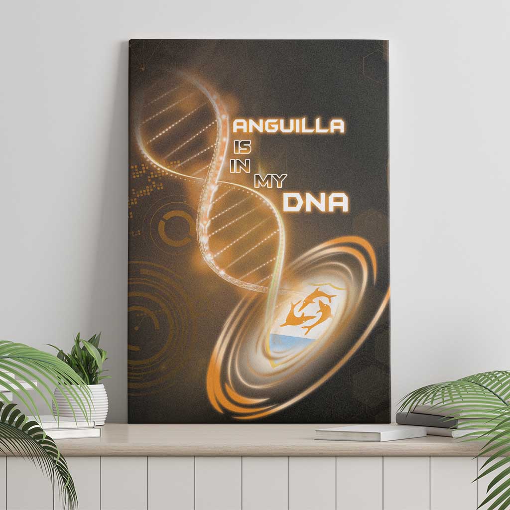 Anguilla Is In My DNA Canvas Wall Art - Wonder Print Shop