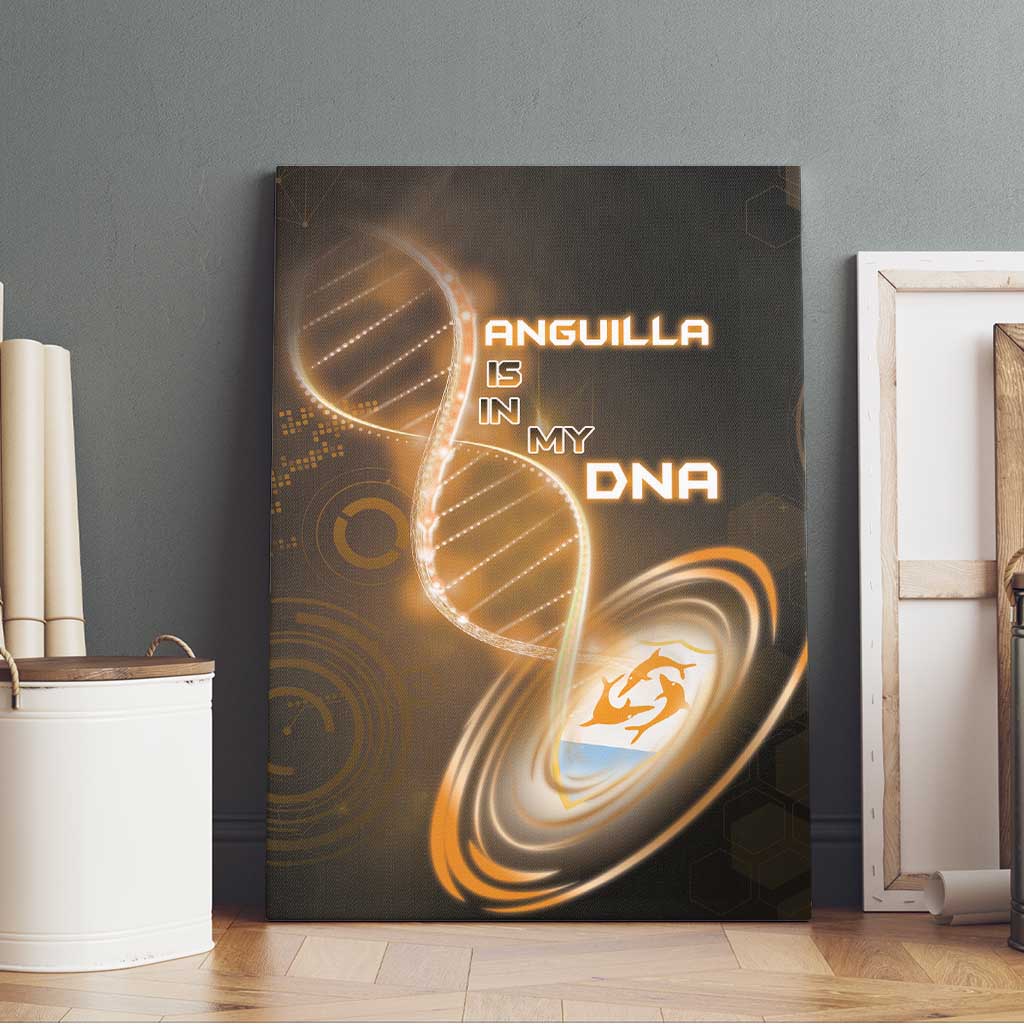 Anguilla Is In My DNA Canvas Wall Art - Wonder Print Shop