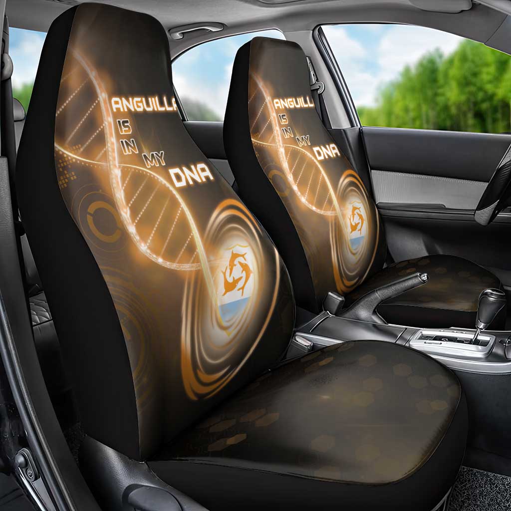Anguilla Is In My DNA Car Seat Cover - Wonder Print Shop